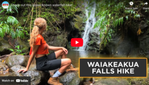 Waiakeakua Falls hike