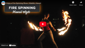 Fire Spinning Show in Waikiki