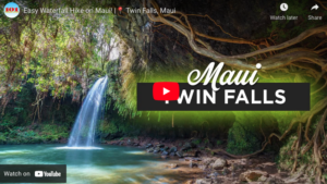 Maui Twin Falls hike waterfall