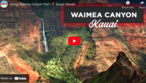 Waimea Canyon Trail hike on Kauai