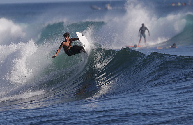 Surfing on Oahu