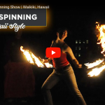 Fire Spinning Show in Waikiki